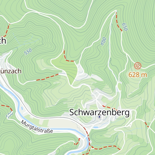 Map of Sackmann's Panorama-Hütte