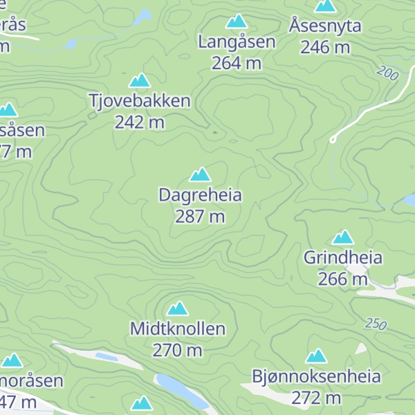 Map of Fattigmannsheia