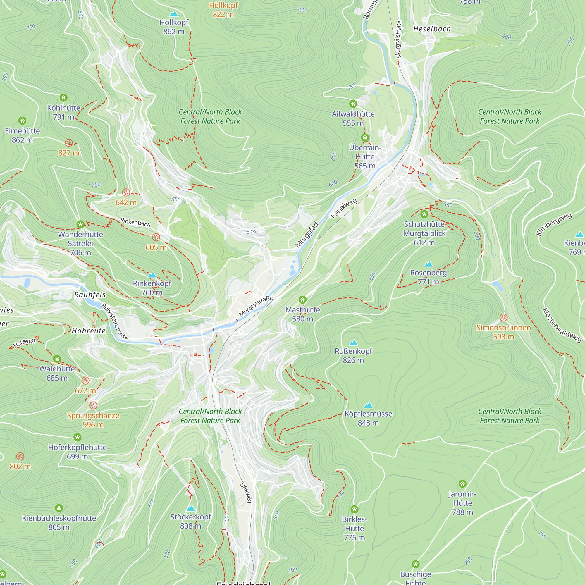 Schankhütte map