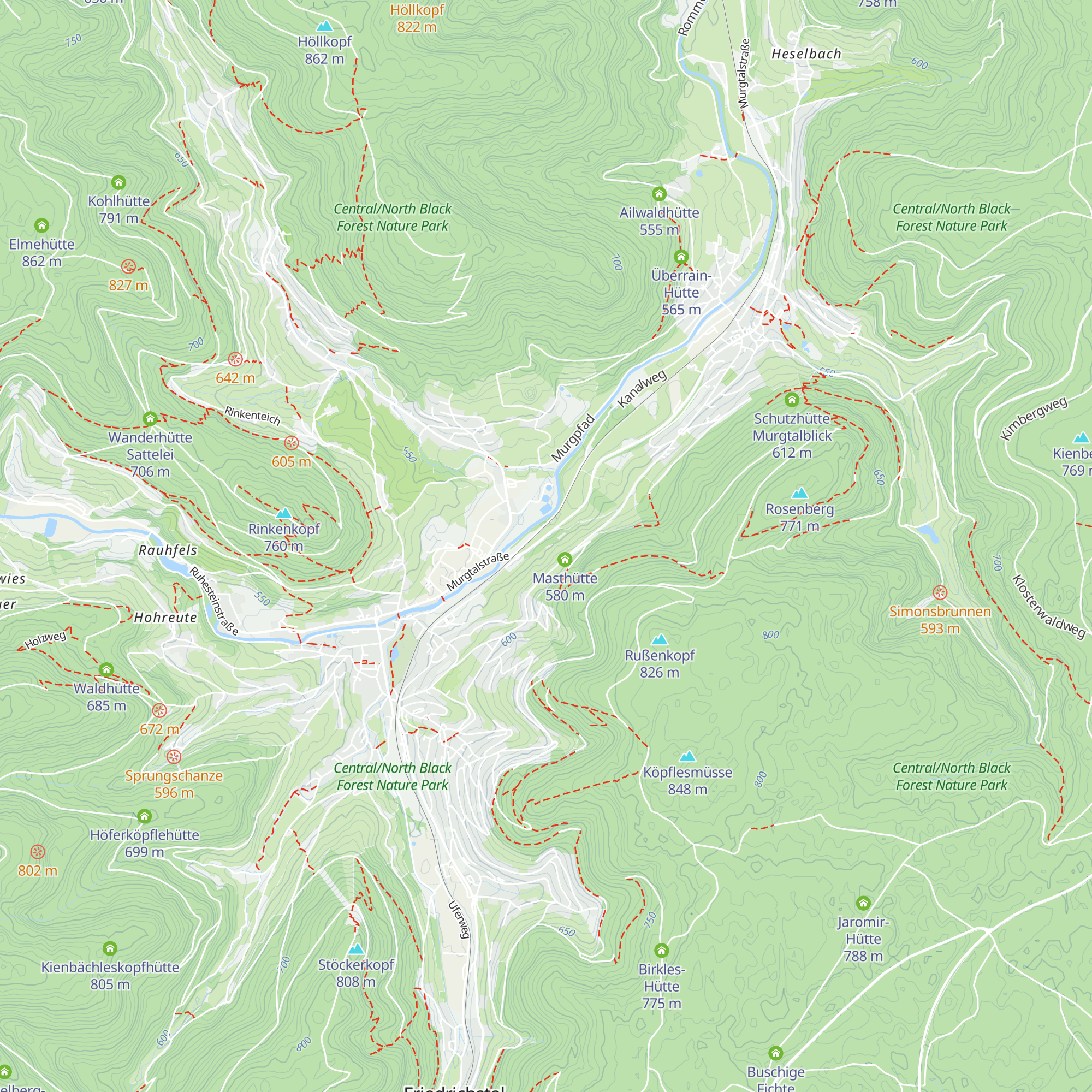 Schankhütte map