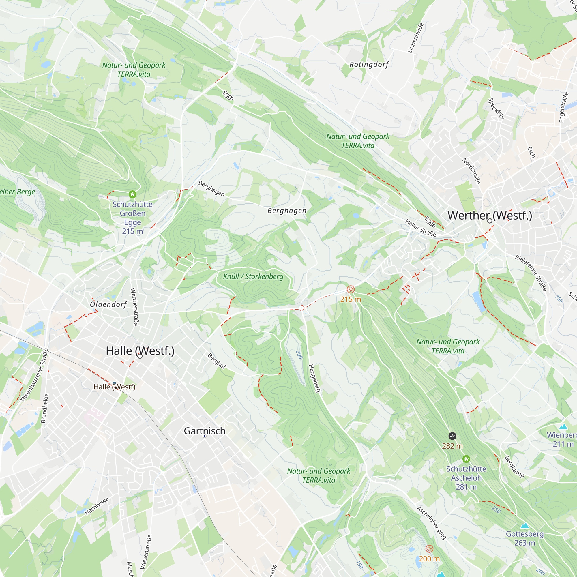 Schutzhütte Storkenberg map