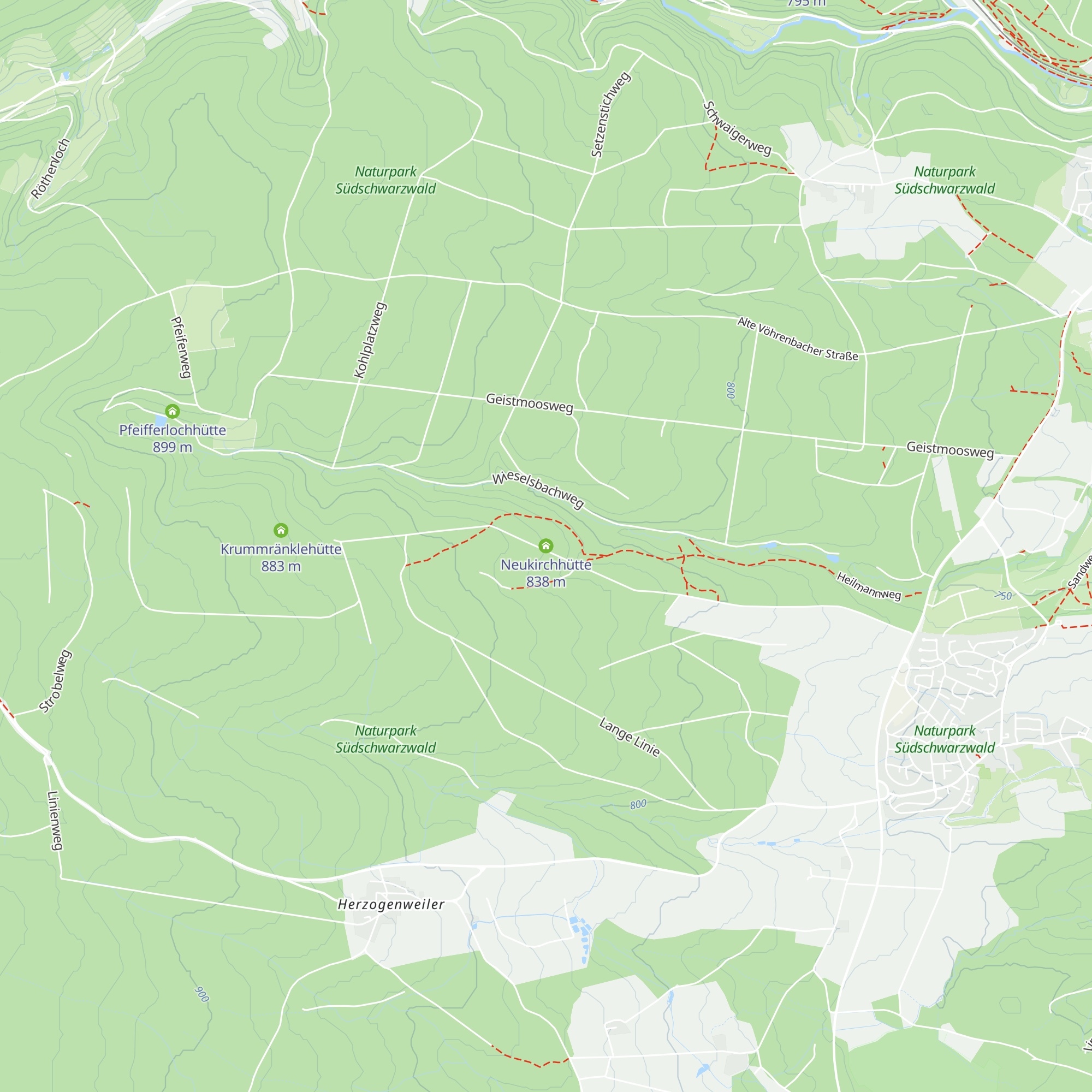 Neukirchhütte map