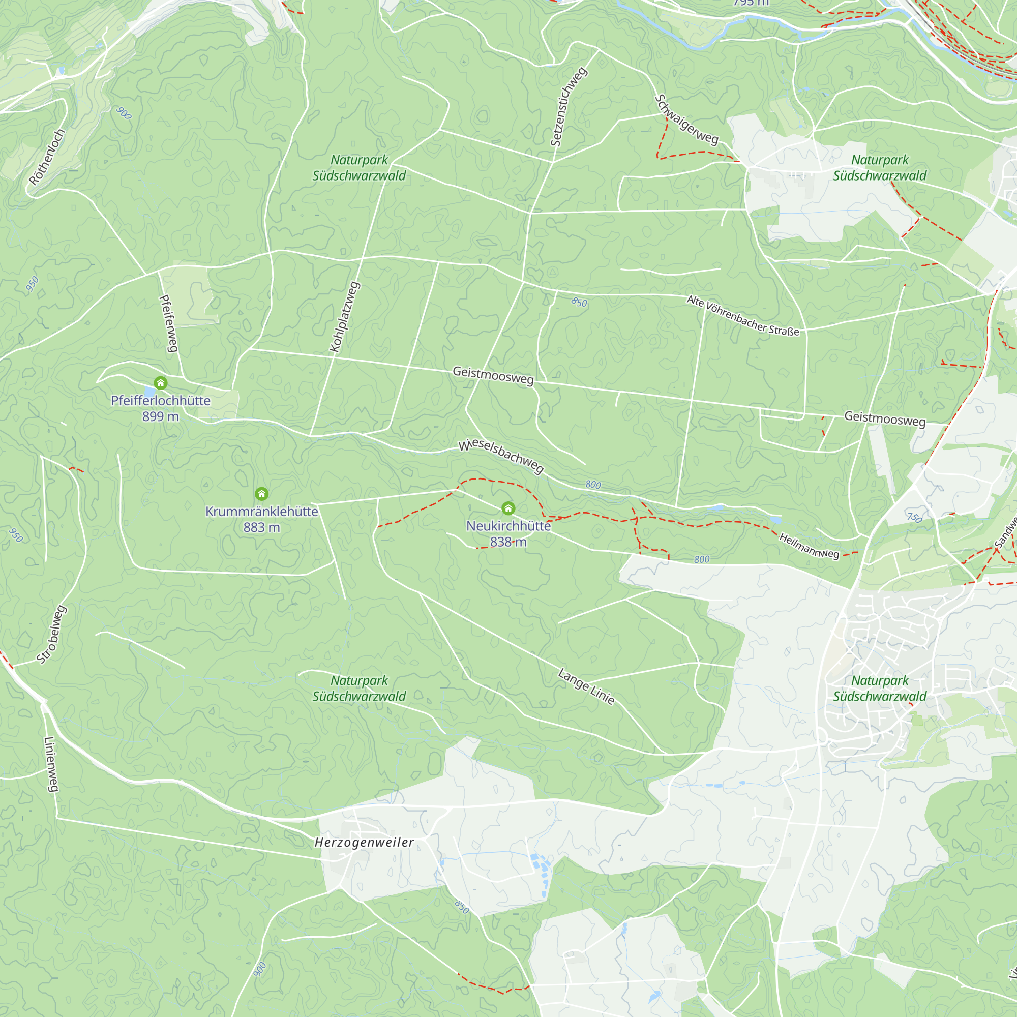Neukirchhütte map