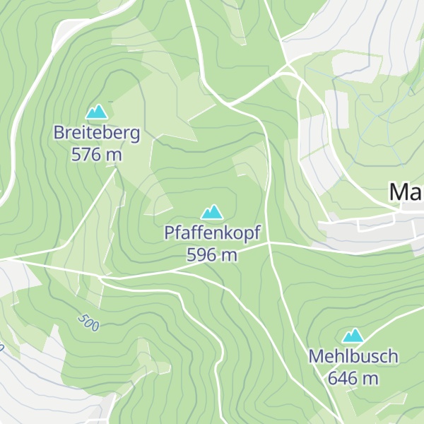 Map of Pfaffenkopf