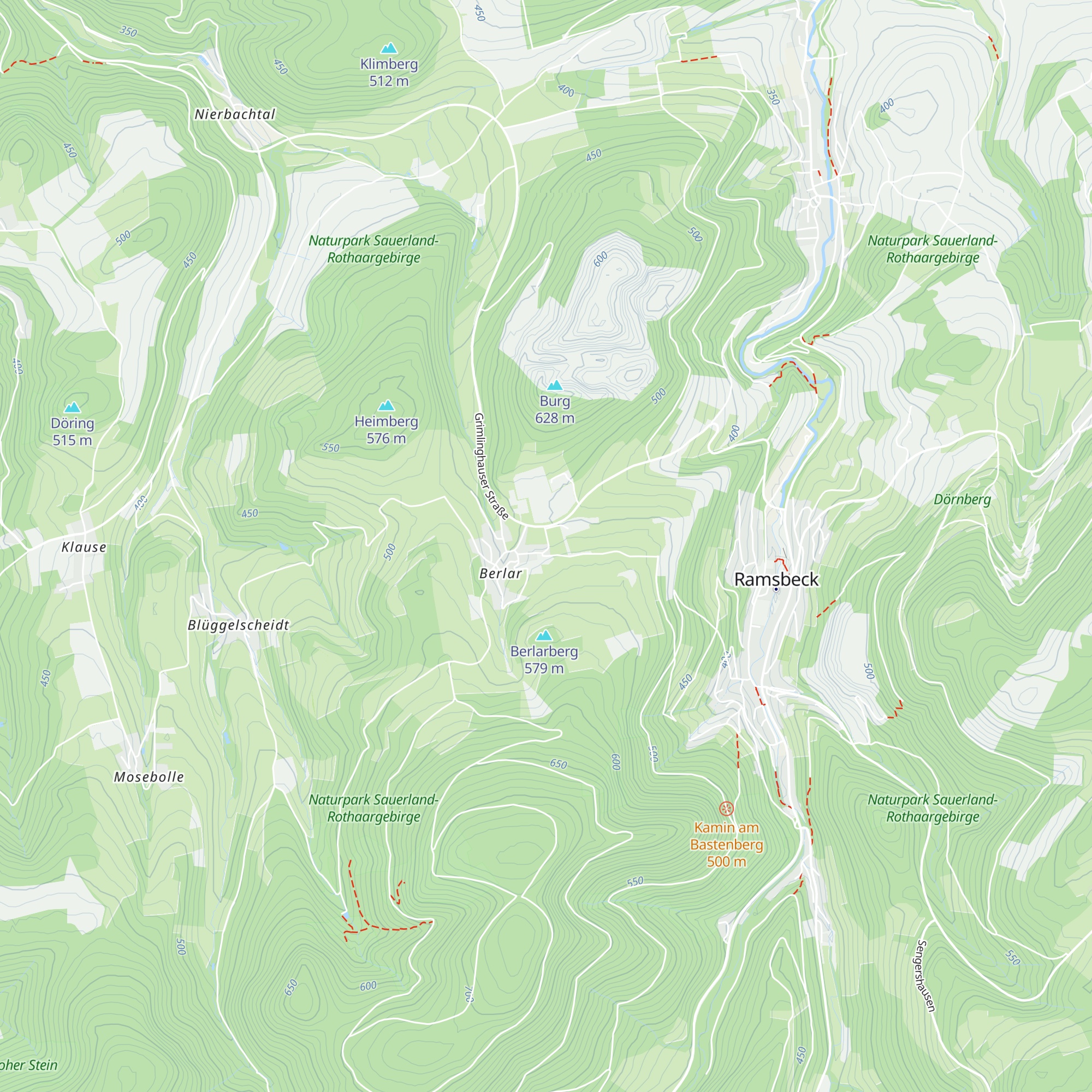 Wünnehütte map