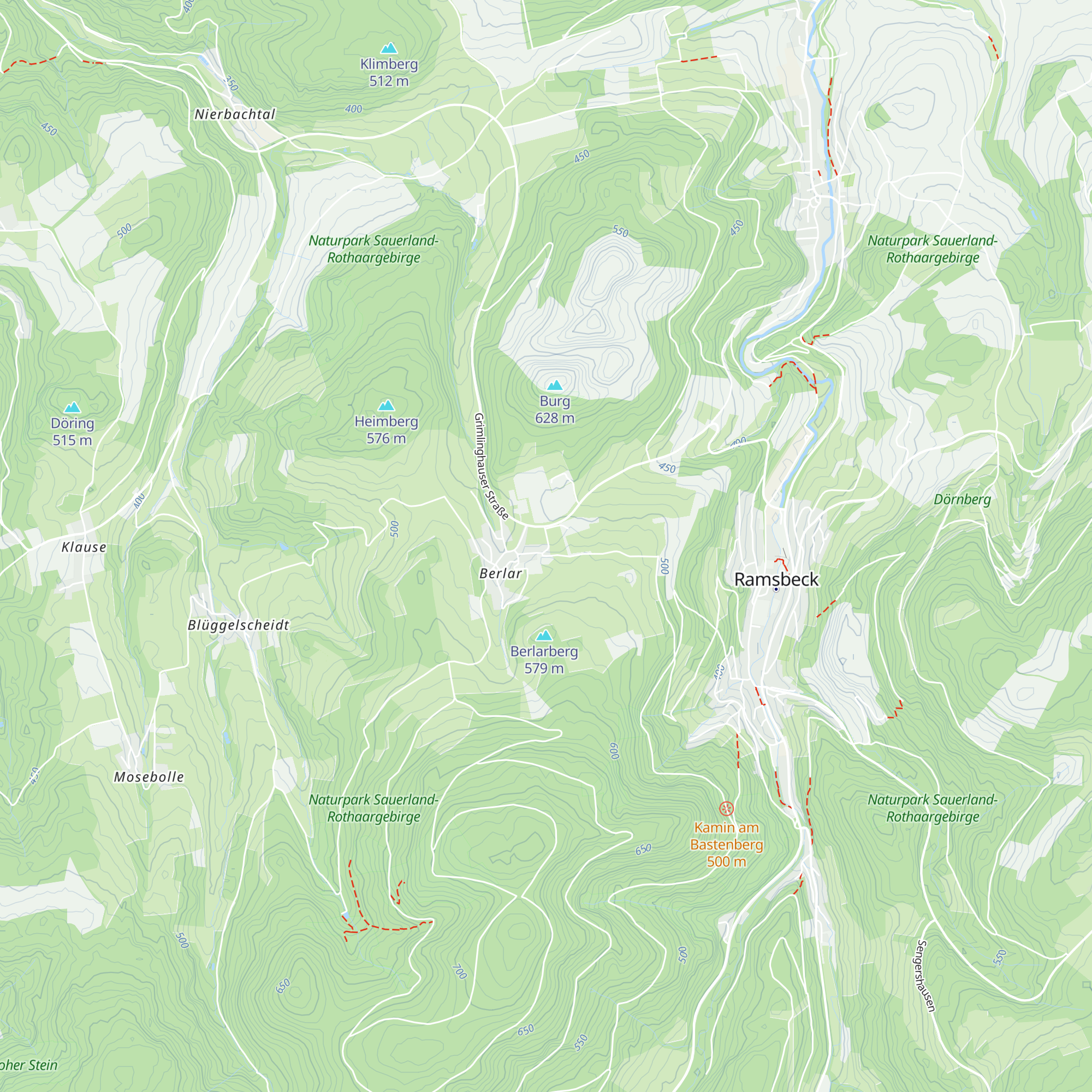 Wünnehütte map