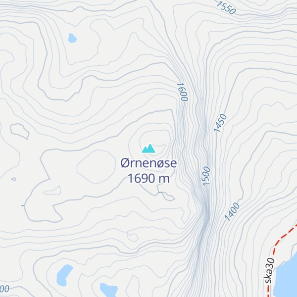 Map of Ørnenøse