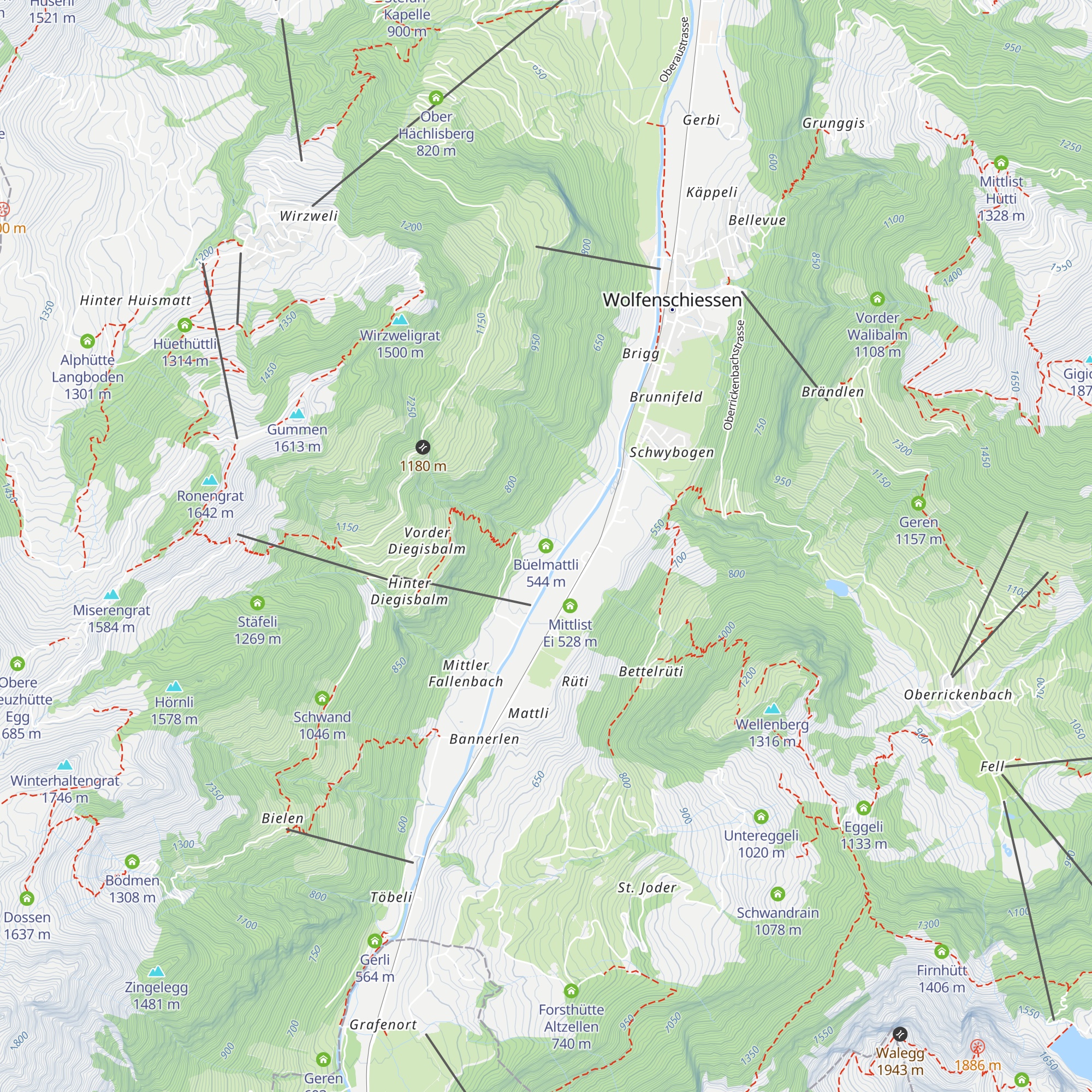 Büelmattli map