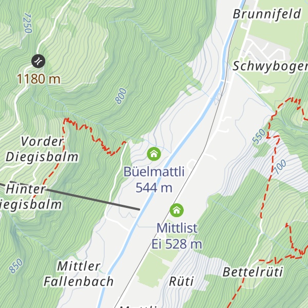 Map of Büelmattli