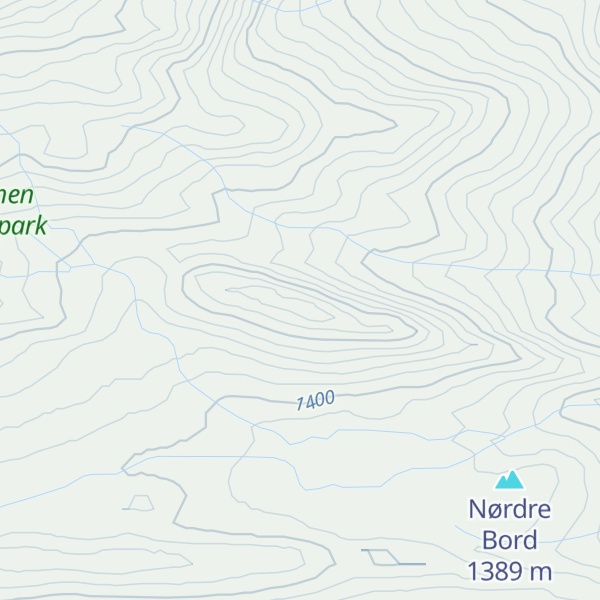 Map of Bjøllungshøe