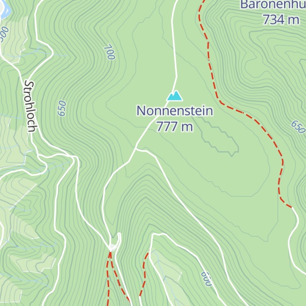 Map of Blassenbuchhütte 727m