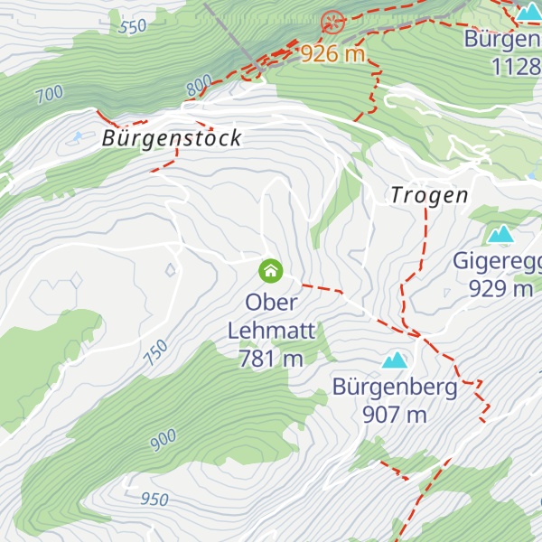Map of Ober Lehmatt