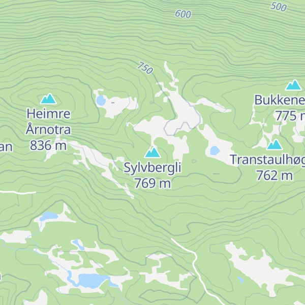Map of Sylvbergli