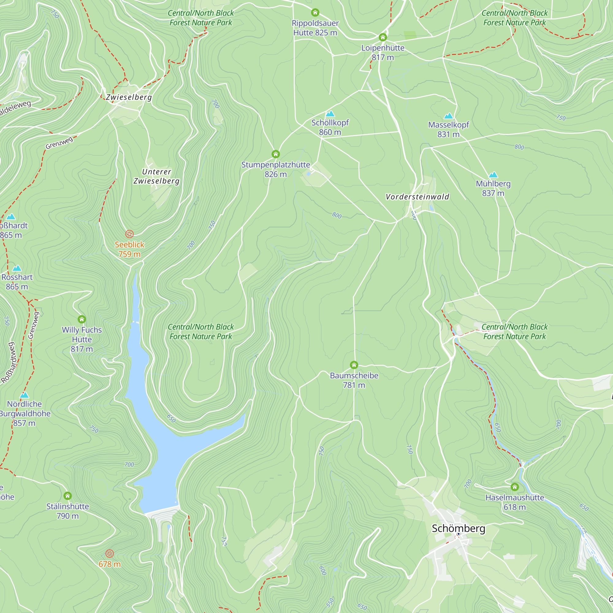 Kohlplättleshütte map