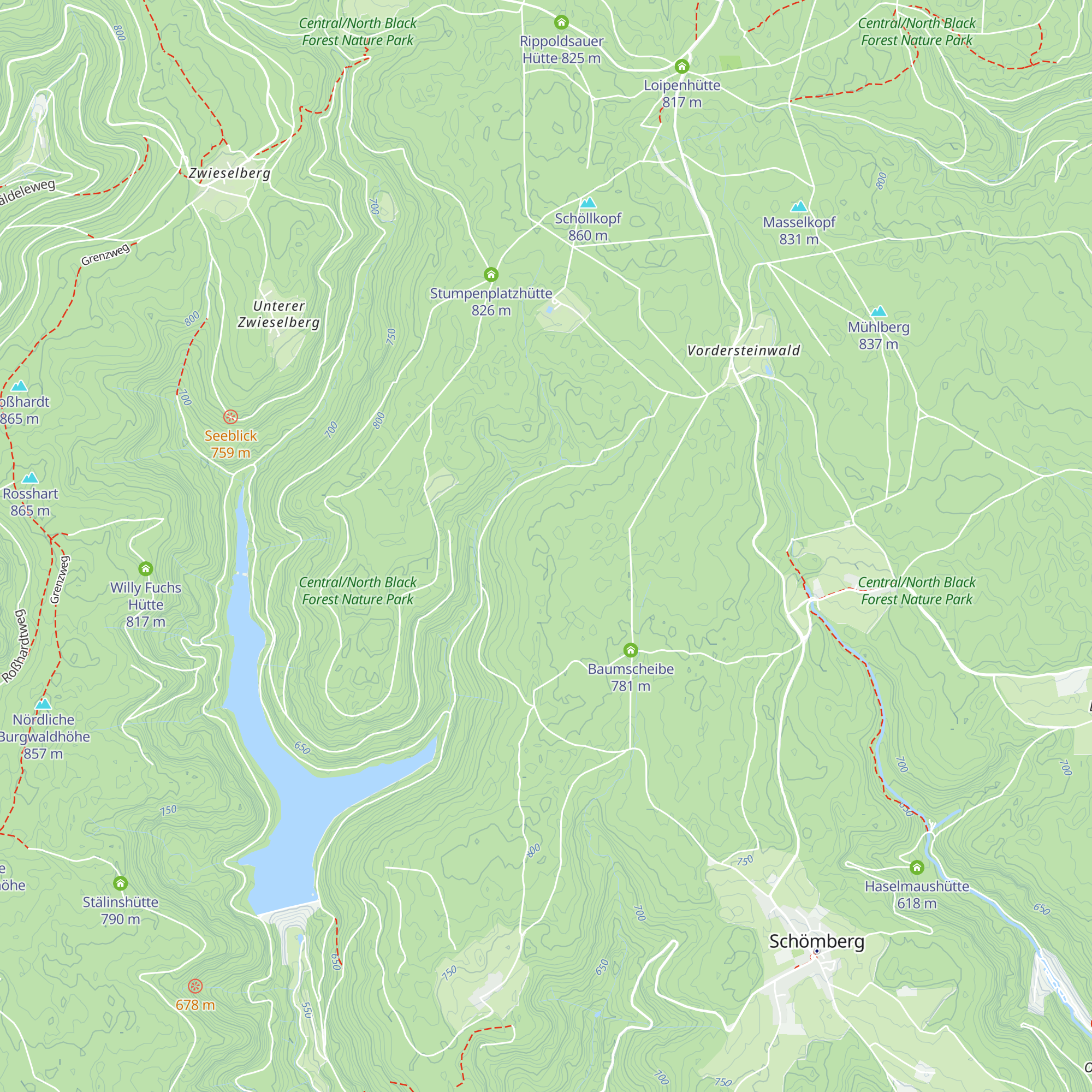 Kohlplättleshütte map