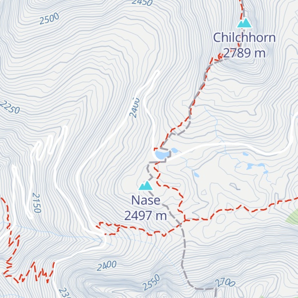 Map of Nufenen-Passhöhe