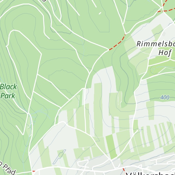 Map of Schutzhütte Mahlbergblick