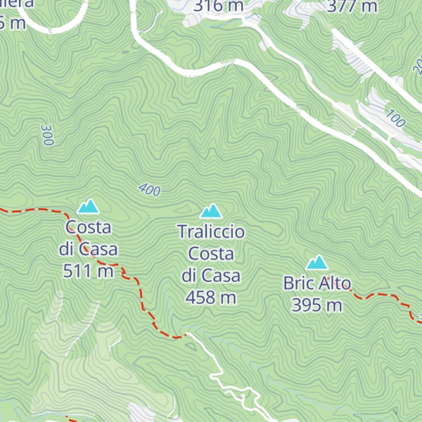 Map of Traliccio Costa di Casa