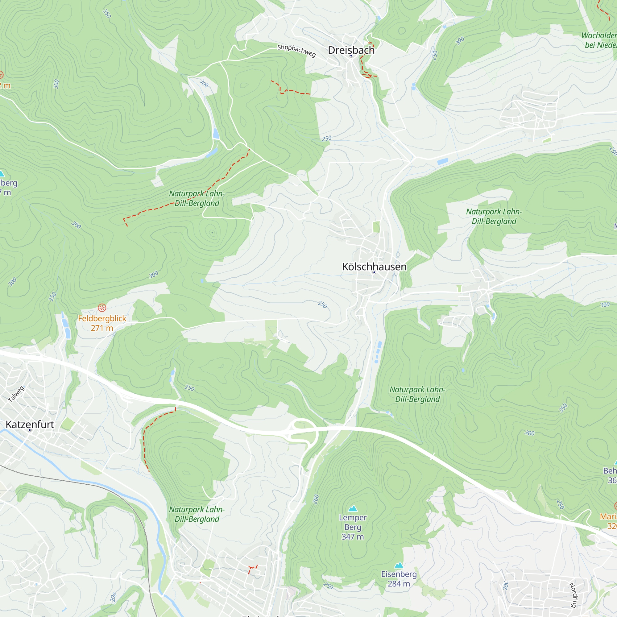 Grilhütte Kölschhausen map