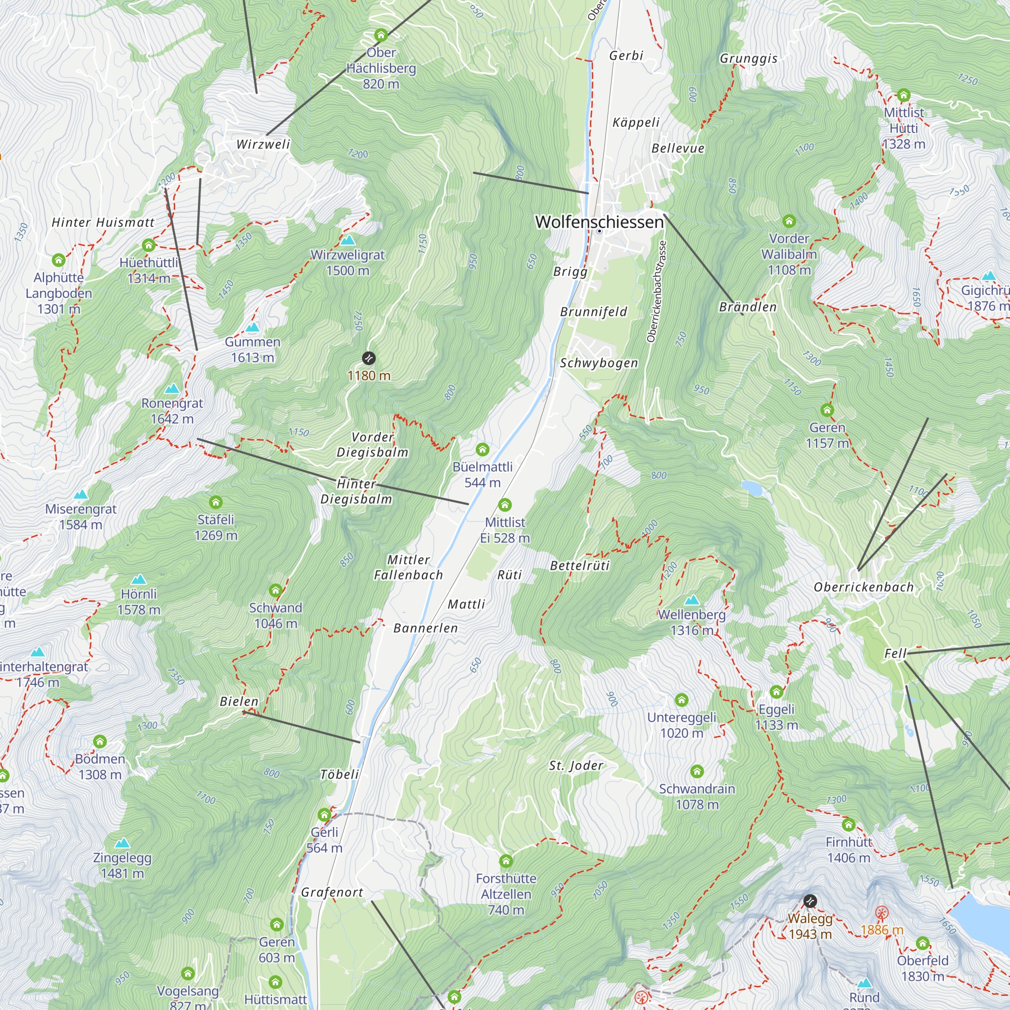 Mittlist Ei map