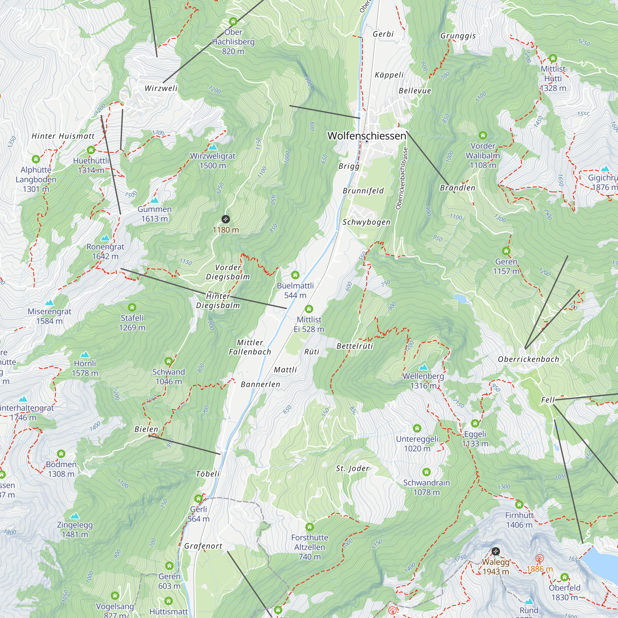 Mittlist Ei map