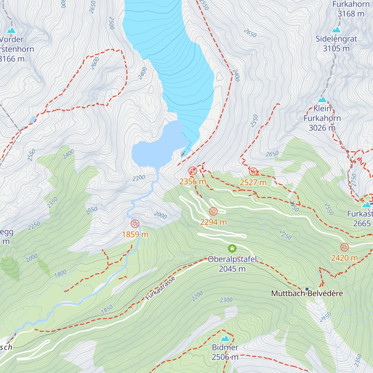 Snack-Buvette Belvédère map