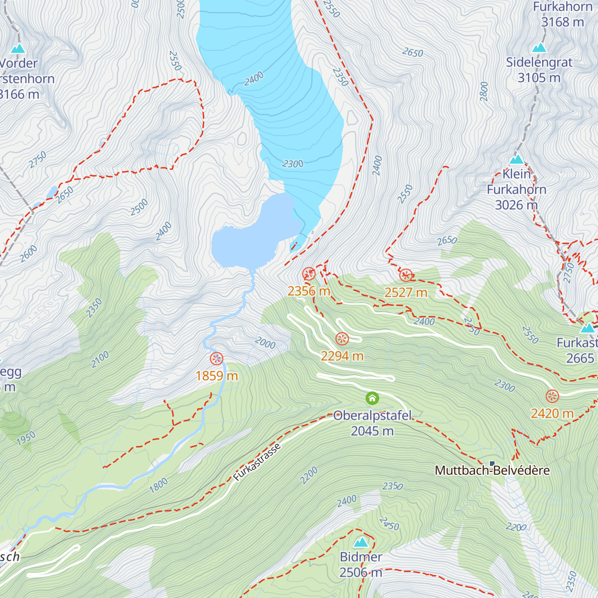 Snack-Buvette Belvédère map