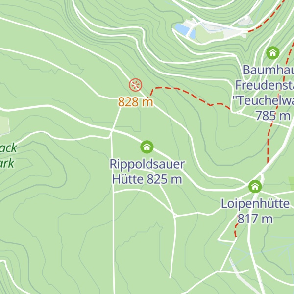 Map of Rippoldsauer Hütte