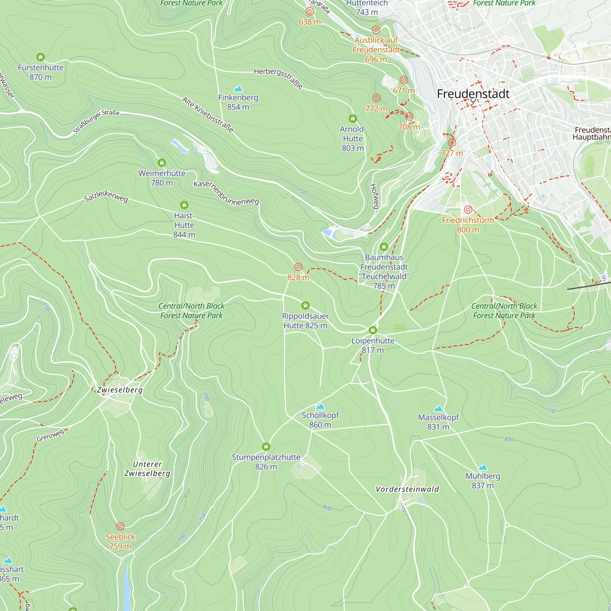 Rippoldsauer Hütte map