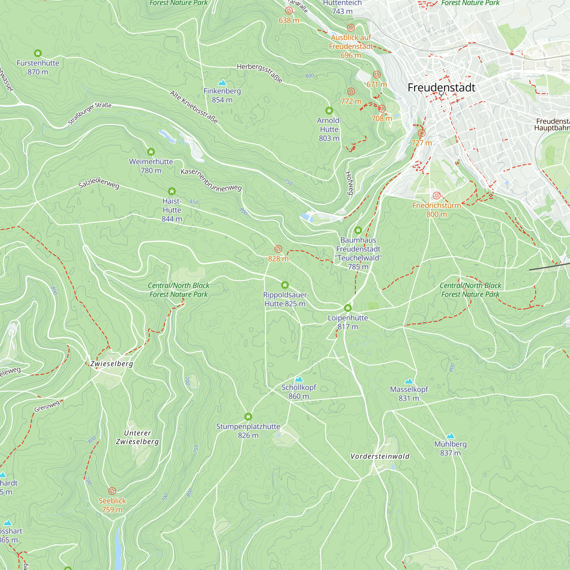 Rippoldsauer Hütte map