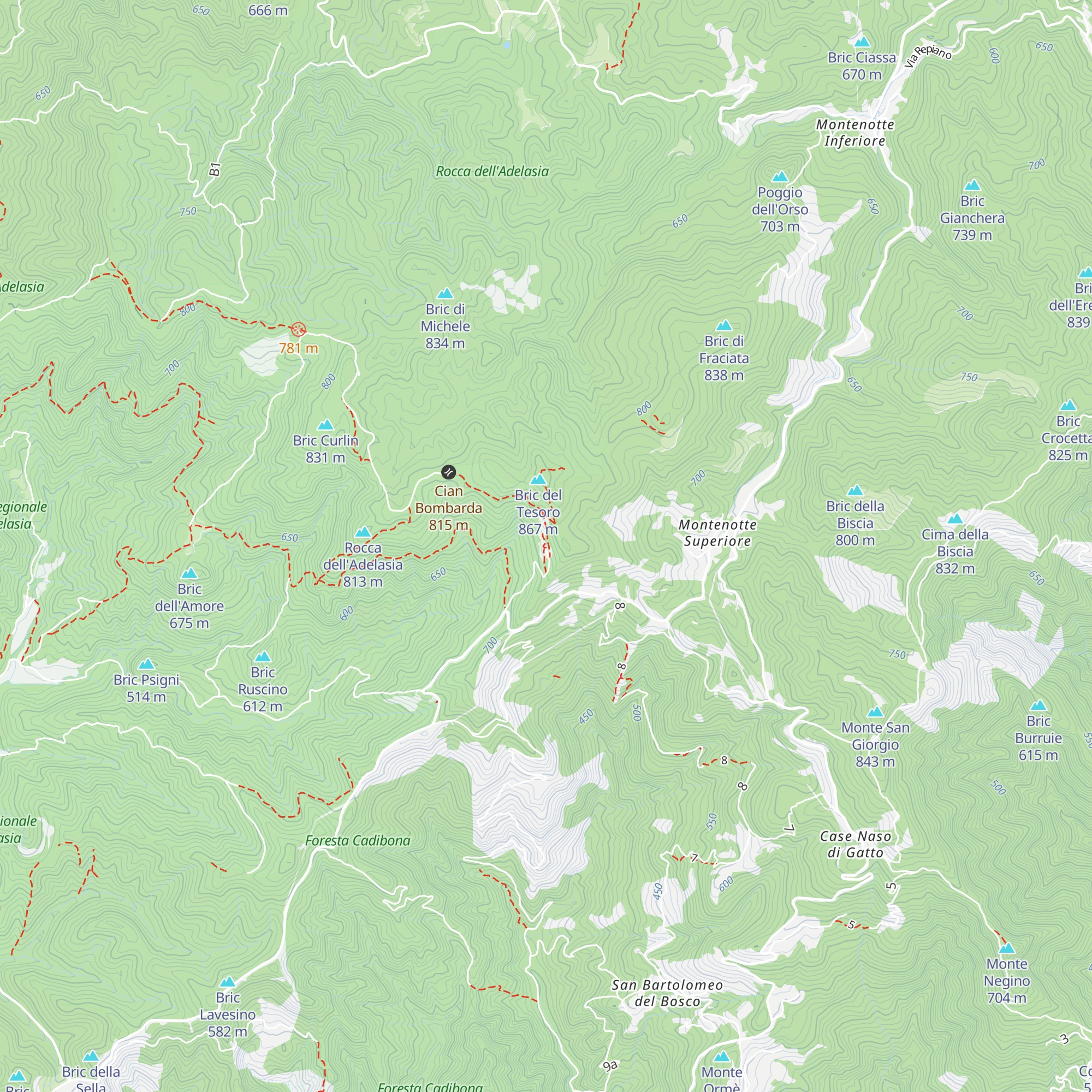 Rifugio Cascina Miera map