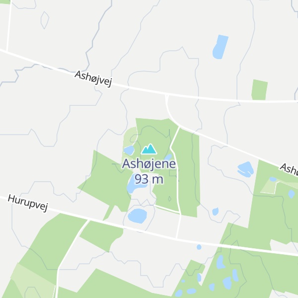 Map of Ashøjene
