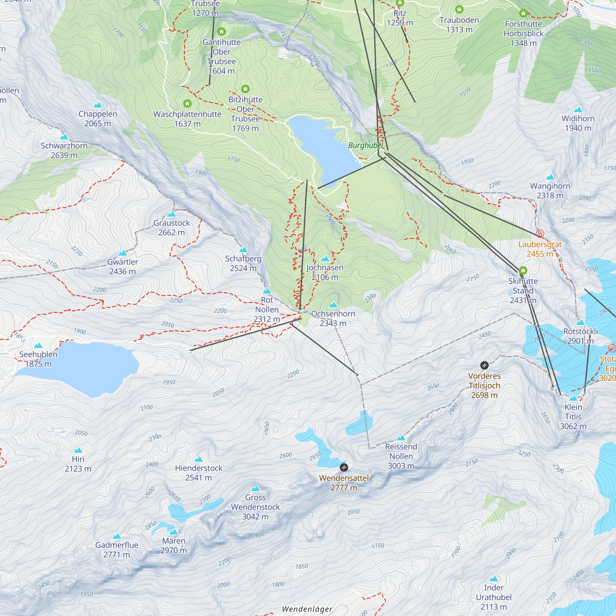 Berghaus Jochpass map