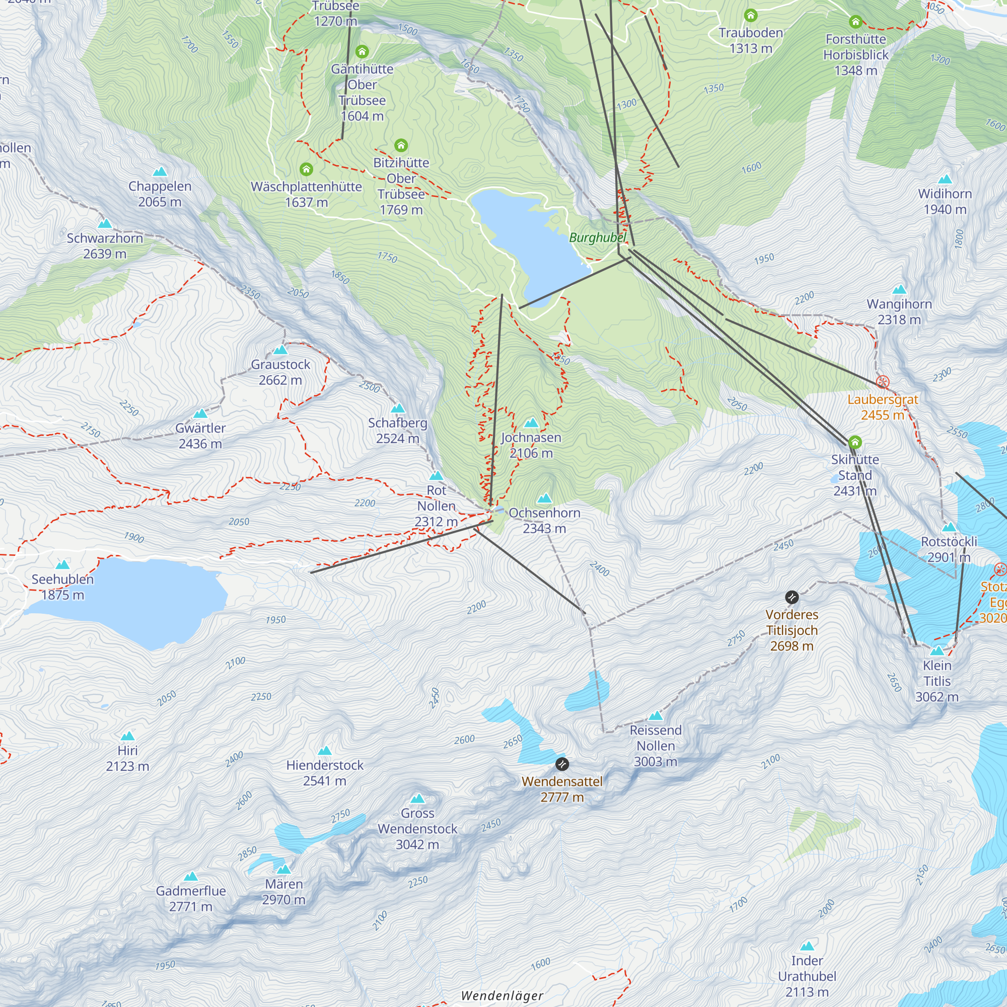 Berghaus Jochpass map