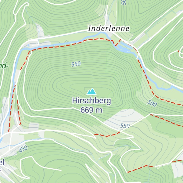 Map of Hirschberg