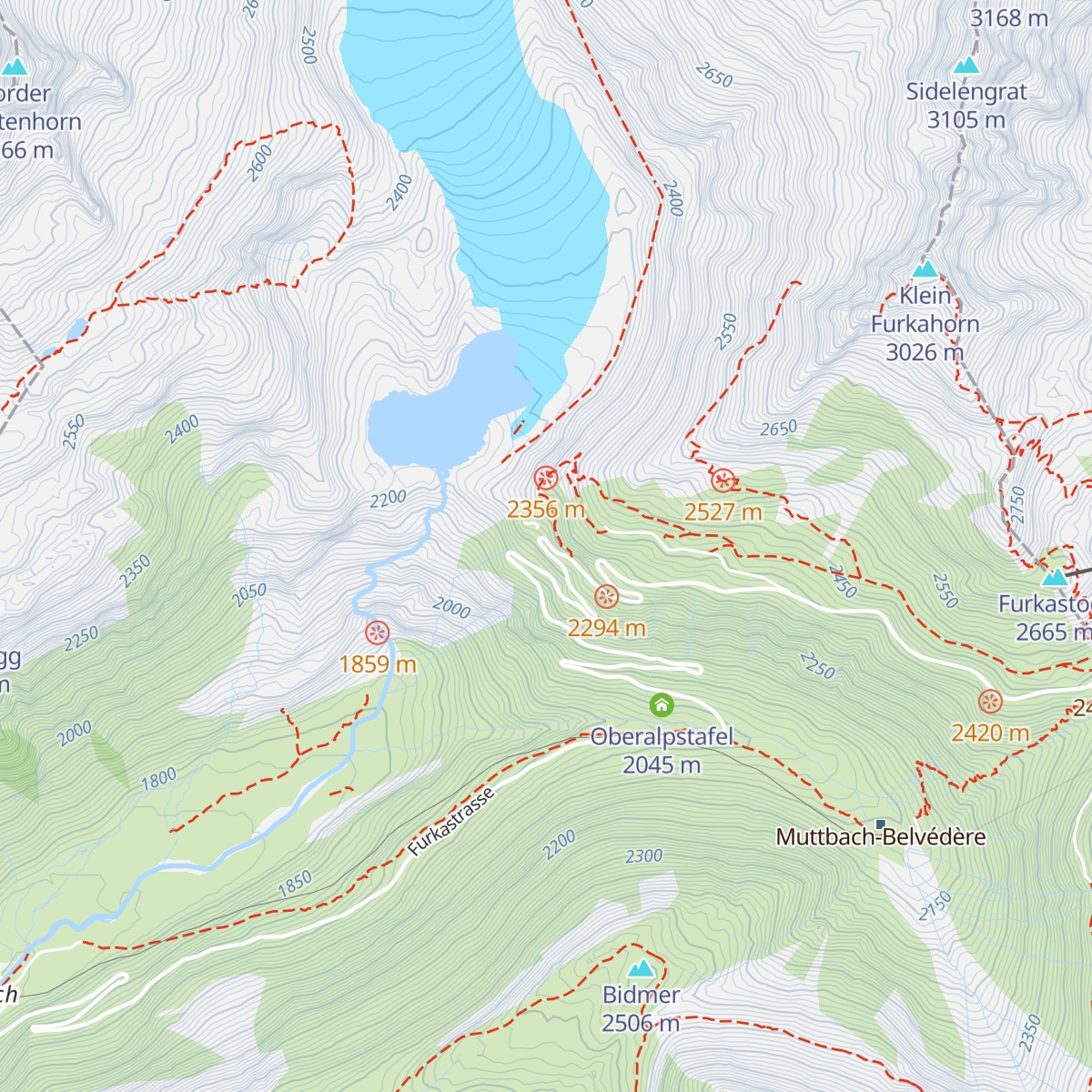 Belvedere map