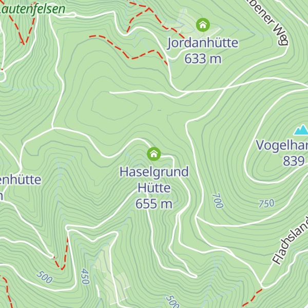 Map of Haselgrund Hütte