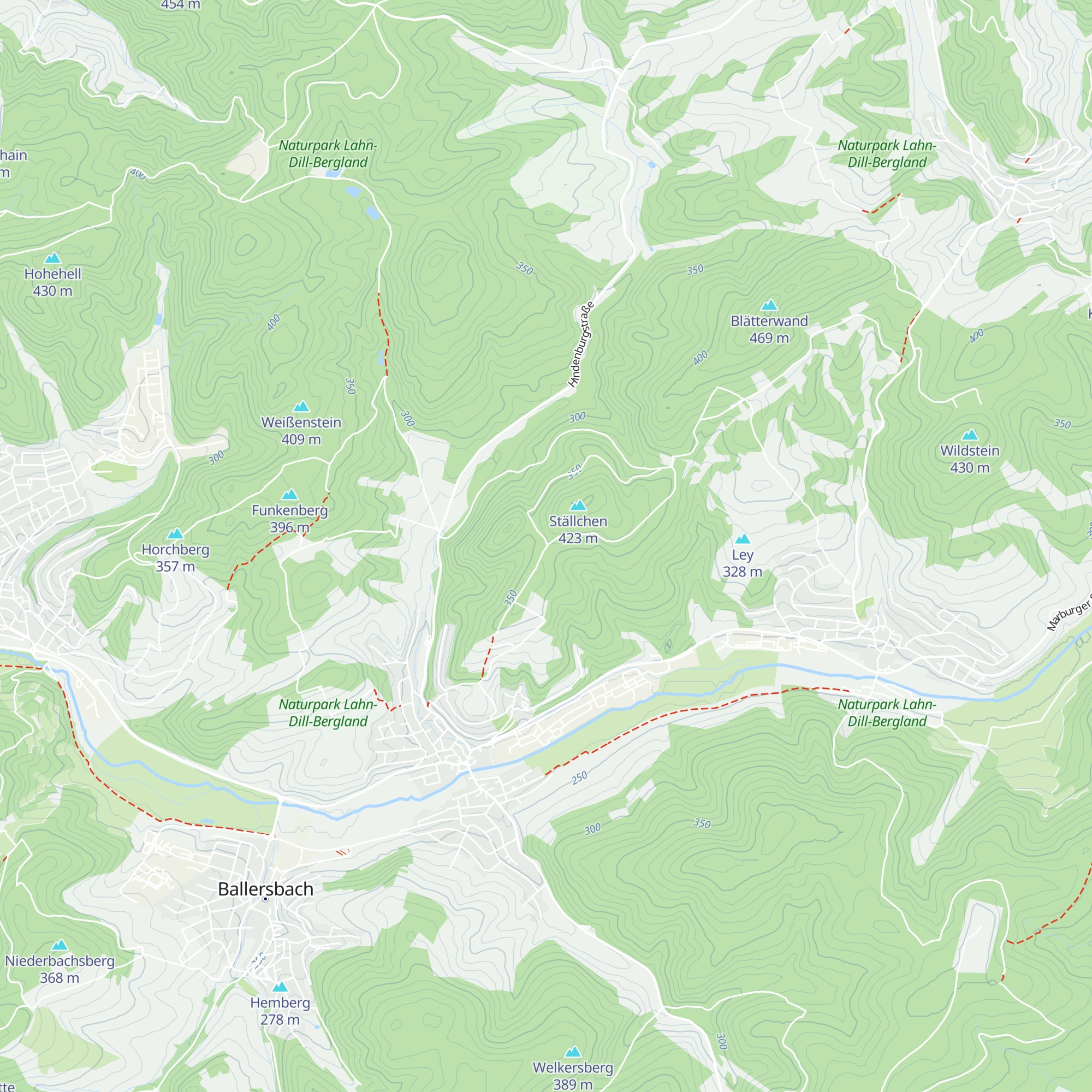 Schutzhütte Hainberg map