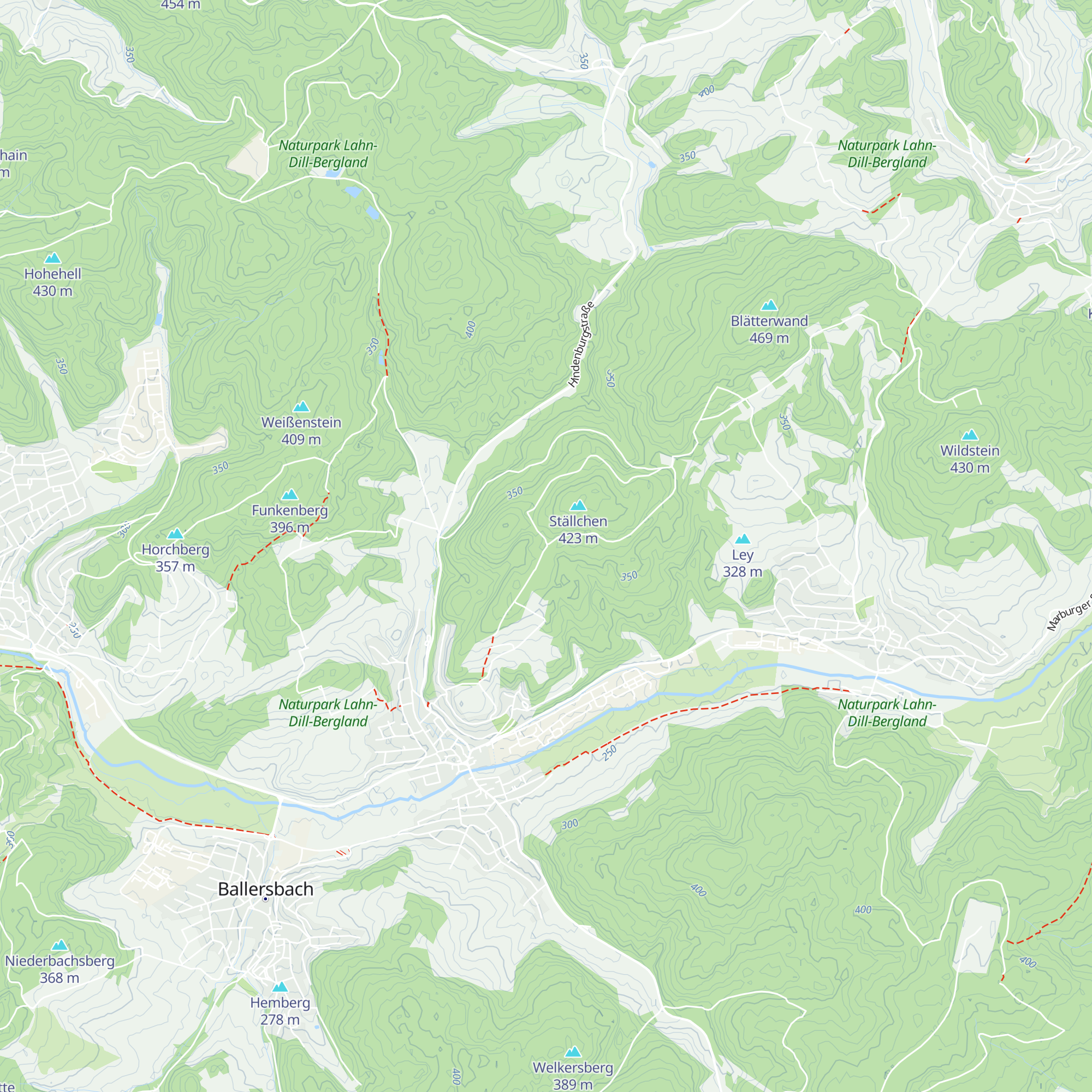 Schutzhütte Hainberg map