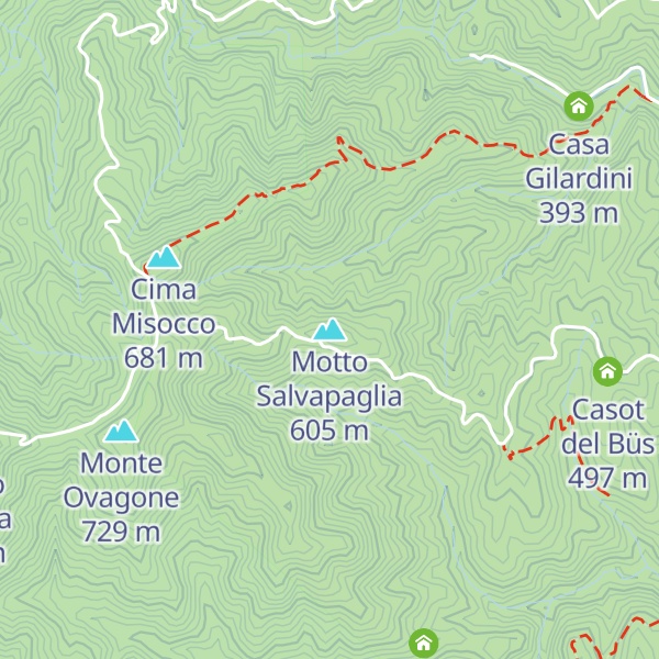 Map of Motto Salvapaglia