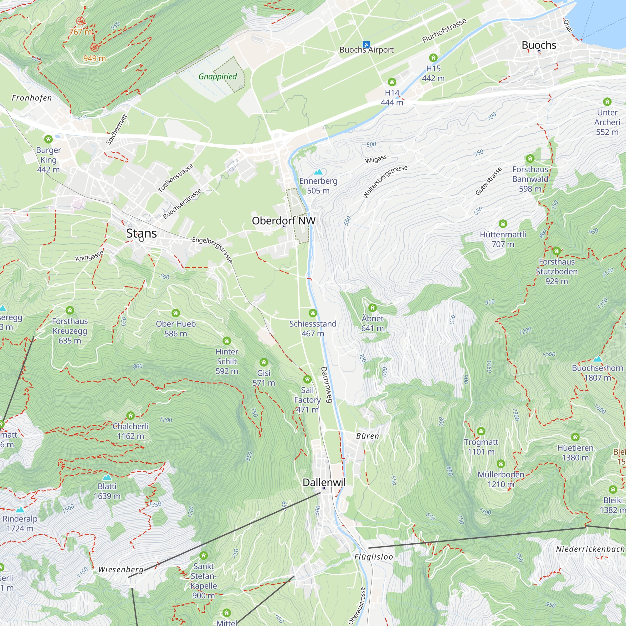 Schiessstand map