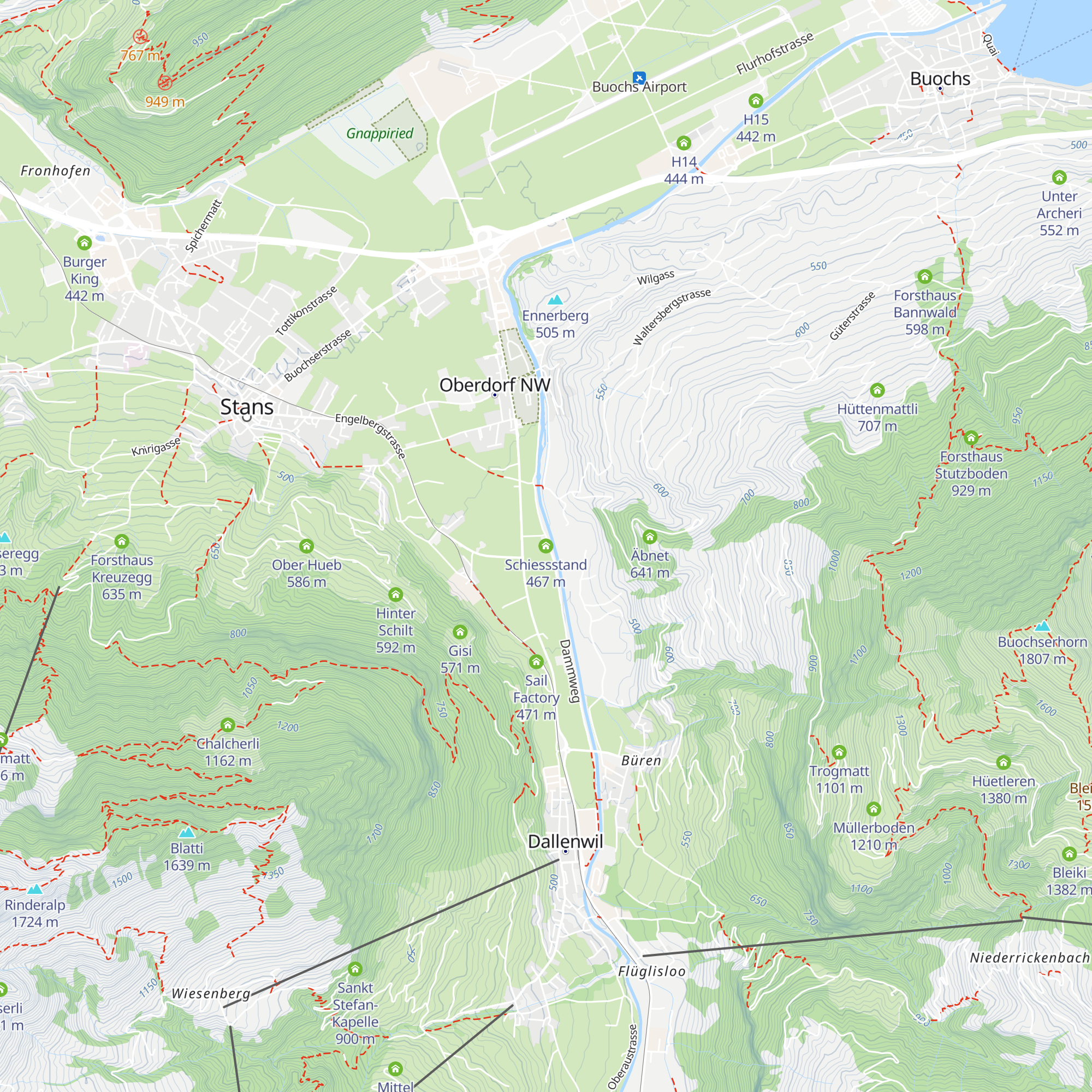 Schiessstand map