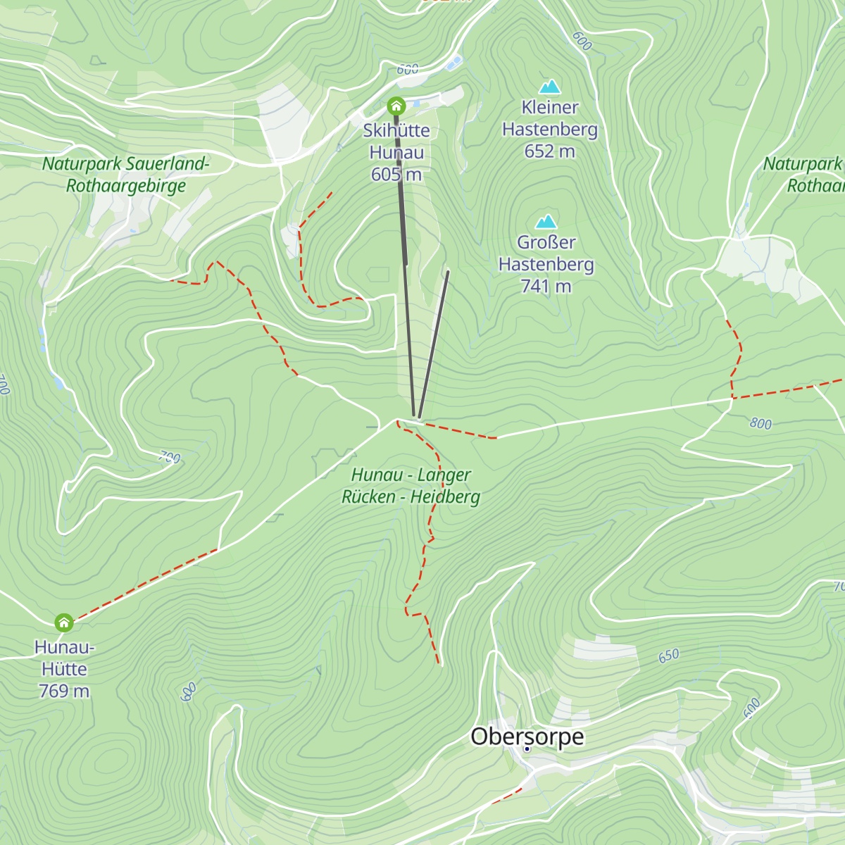 Wachshütte map