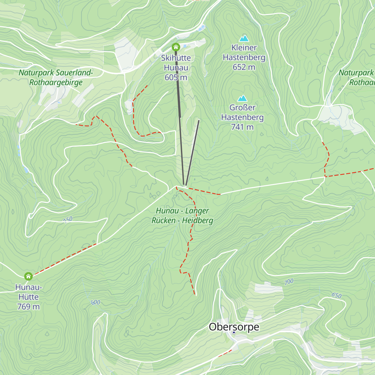 Wachshütte map