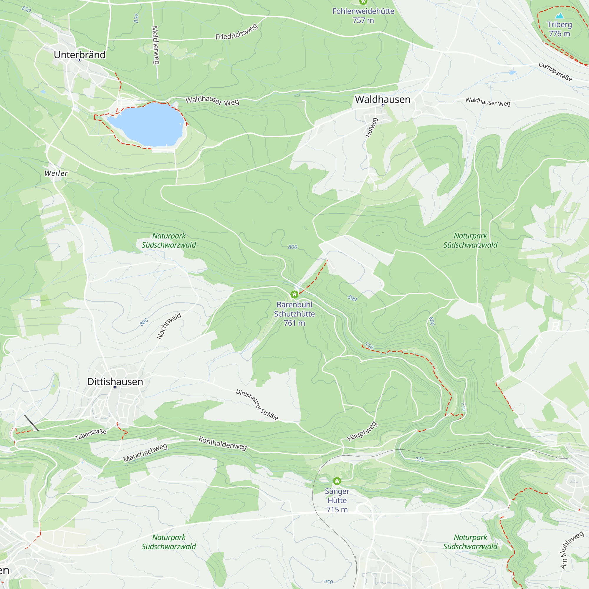 Bärenbühl Schutzhütte map