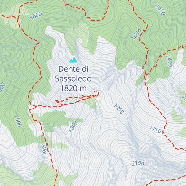 Map of Pizzo Marcio