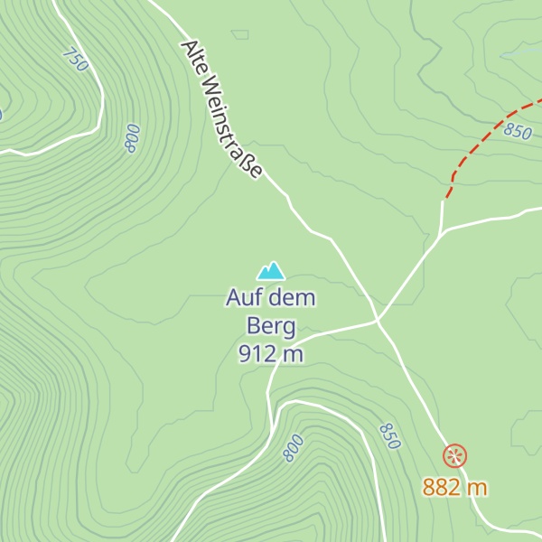 Map of Auf dem Berg