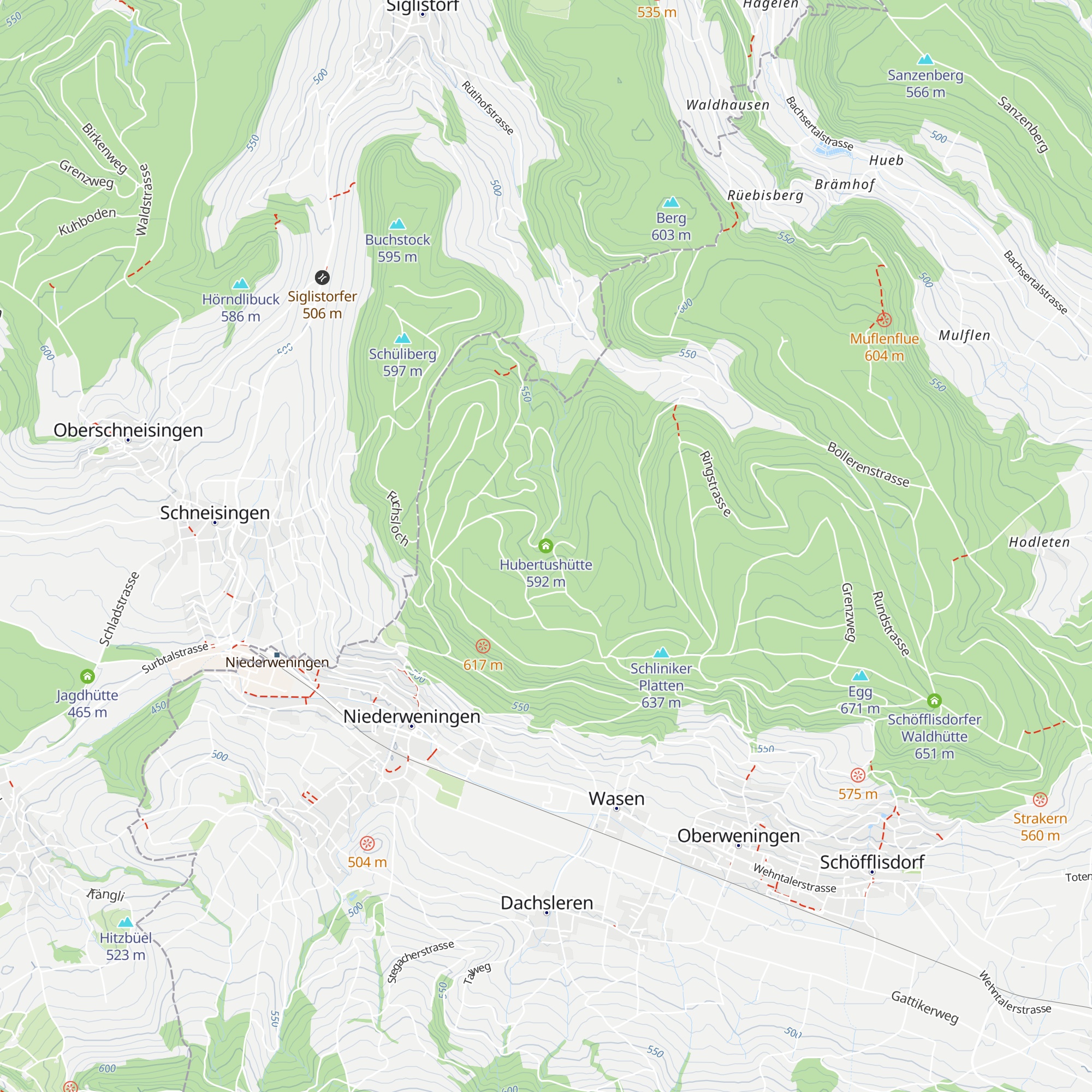 Hubertushütte map