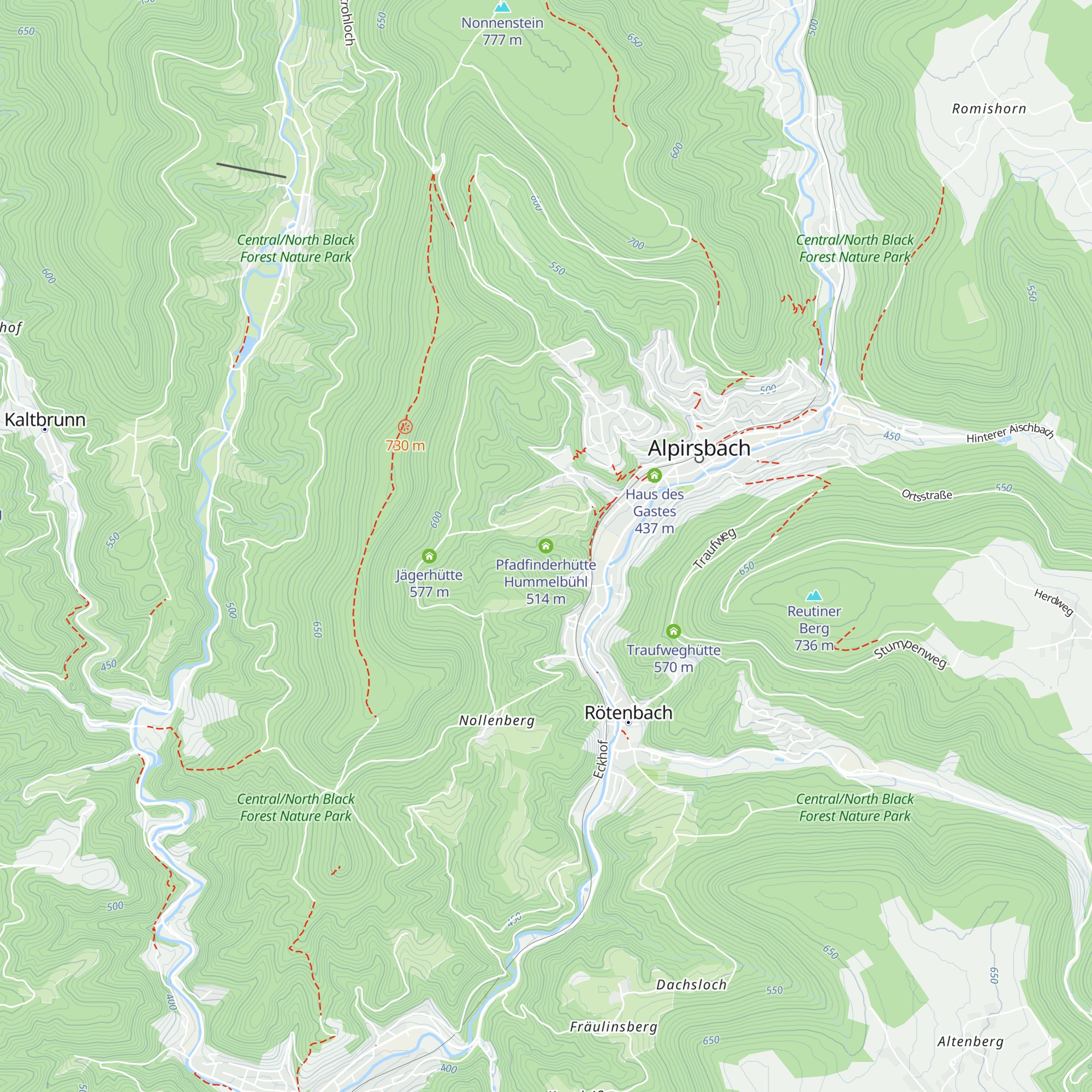 Pfadfinderhütte Hummelbühl map