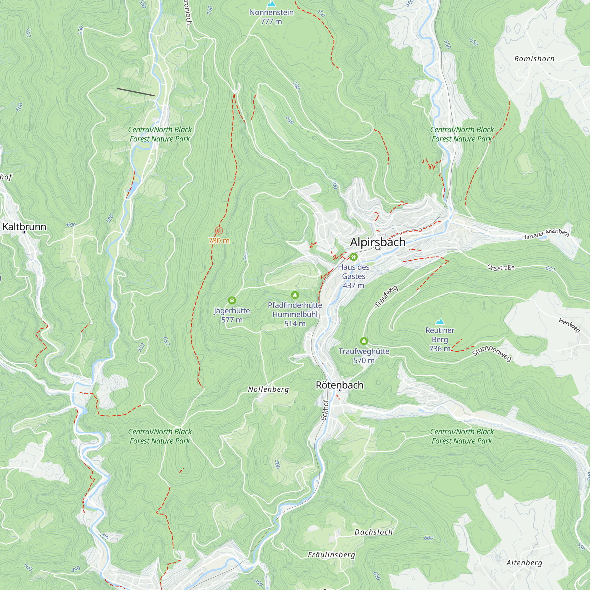 Pfadfinderhütte Hummelbühl map